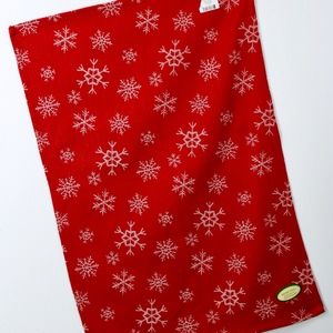 Park Designs Red Christmas Dish Towel Snowflakes